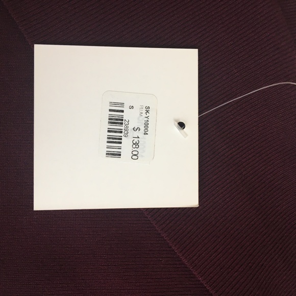 LF Burgundy Bodycon Dress Size Small - Picture 2 of 3